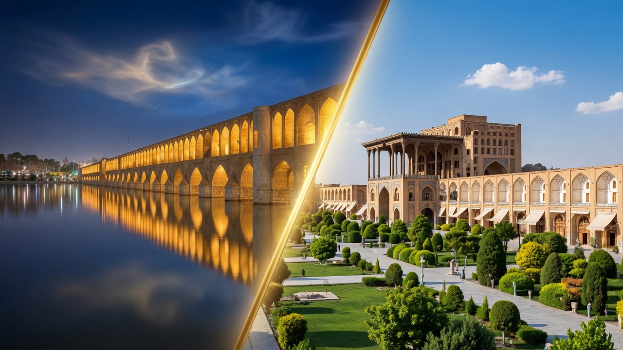 میدان نقش جهان و سی و سه پل اصفهان