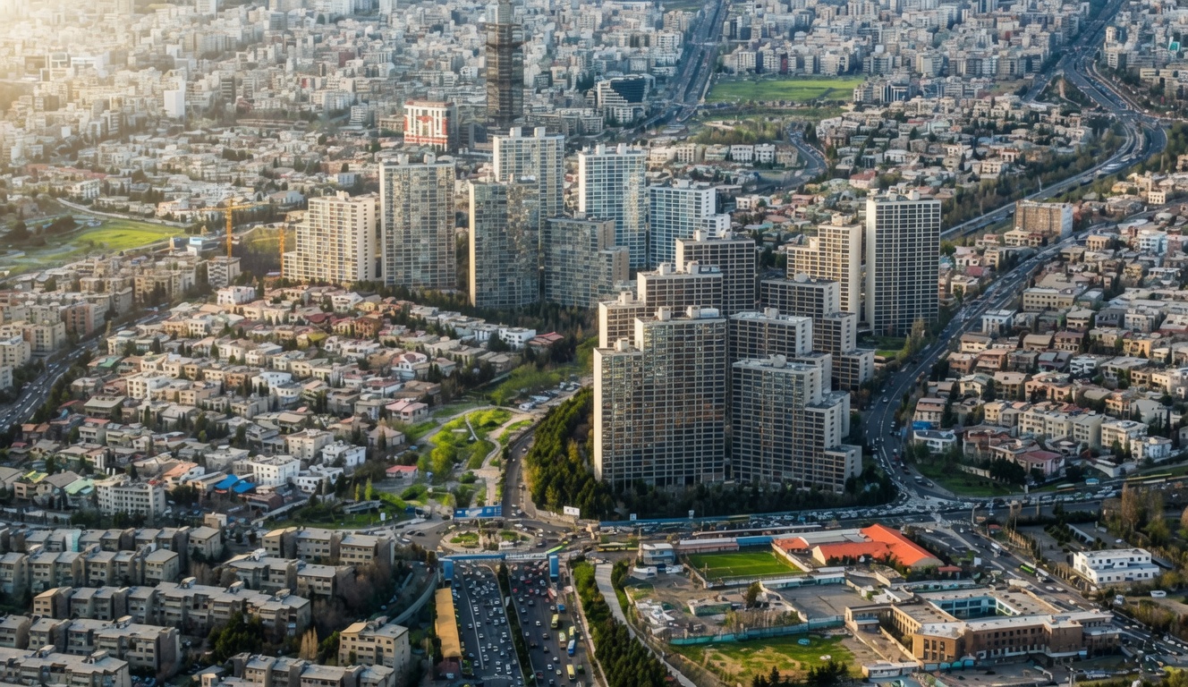 نمای شهر تهران