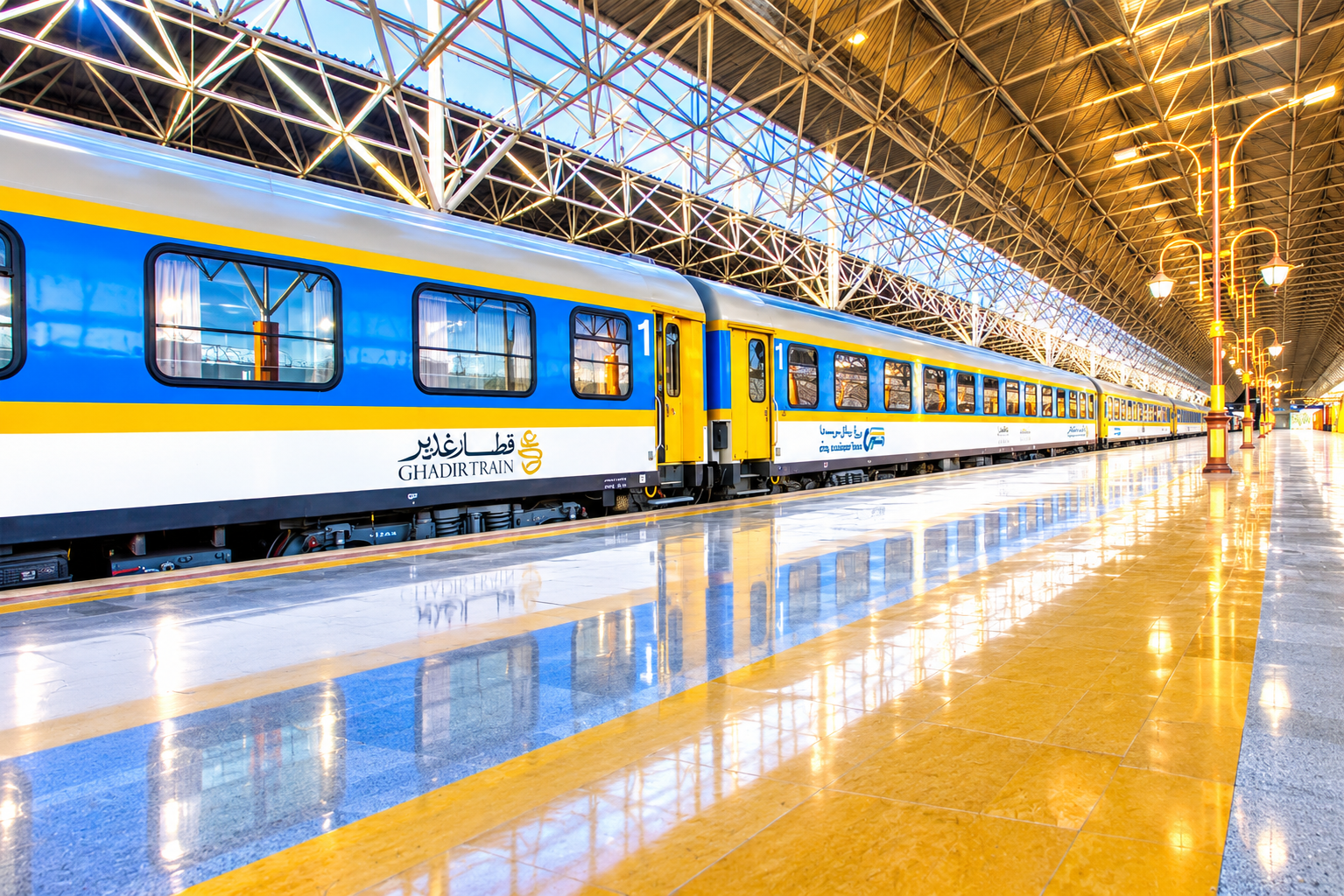 راهنمای قطارهای ریل ترابر سبا